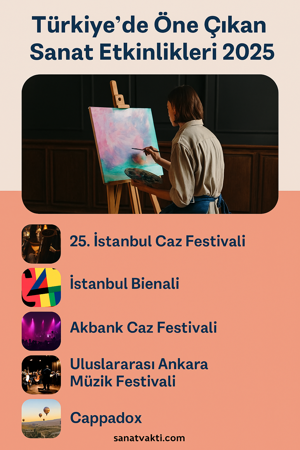 2025’te Türkiye’de Öne Çıkan Sanat Etkinlikleri